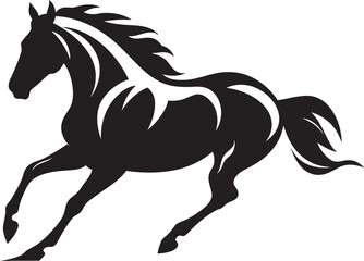 Sleek Horse Head Symbol Vector Icon Design Artistic Stallion Logo Icon Graphic
