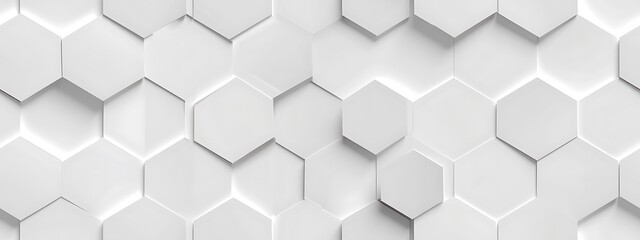 Naklejka premium abstract white elegant background with hex pattern