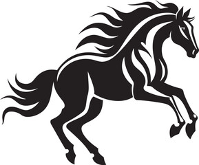 Sleek Horse Head Logo Vector Design Artistic Stallion Icon Icon Art