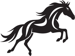 Elegant Horse Icon Icon Art Elegant Horse Emblem Vector Logo Design