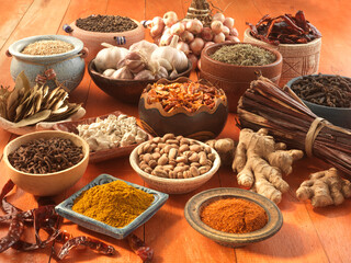 Spices, Gewürze, Afrika, ghana, Paprika, Pfeffer, Knoblauch, Schalen