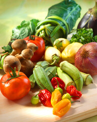 Fresh-african vegetable, Gemüse, westafrika, Ghana, Markt, 