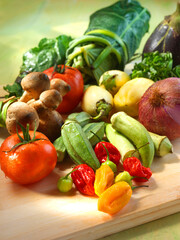 Fresh-african food, Gemüse, Westafrika, Tomaten, Kohl, 