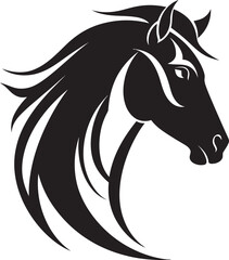 Bold Horse Icon Vector Art Galloping Stallion Emblem Graphic Art