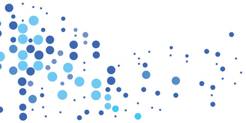 Light BLUE vector layout with circle shapes. Blurred decorative design in abstract style with bubbles. Template for your brand book.