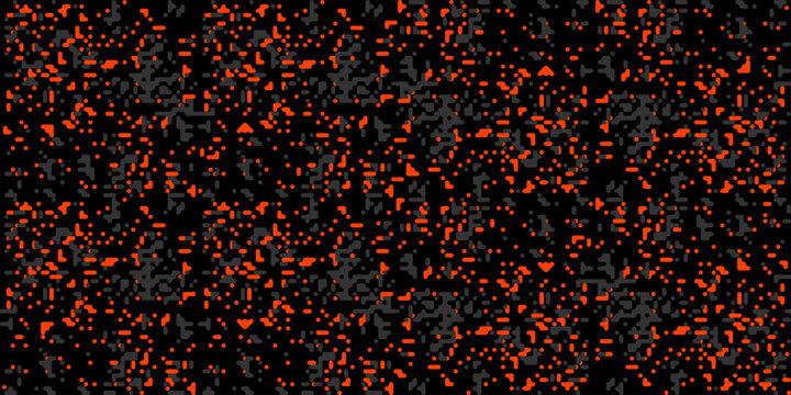 Trendy orange camouflage pattern for army. Proxy camouflage military pattern, luminescent texture for fashion design