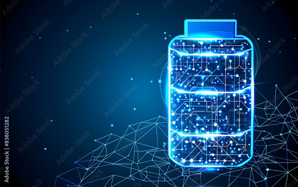 Aufkleber graphical image of battery charging technology