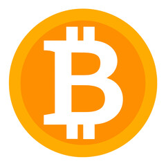 Obraz premium Bitcoin Symbol Icon