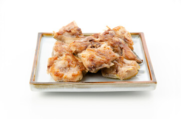 シイラのあらの塩焼き