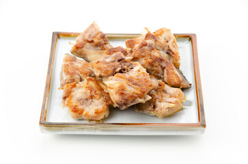 シイラのあらの塩焼き