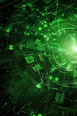 green tecnology background	