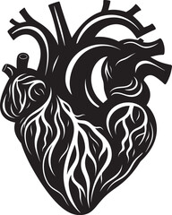 Sleek Heart Symbol Minimalist Logo Design Modern Abstract Heart Graphic Icon