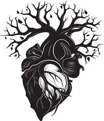 Modern Abstract Heart Graphic Logo Sleek Heart Symbol Iconic Emblem