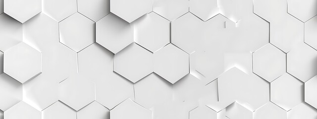 Fototapeta premium abstract white elegant background with hex pattern