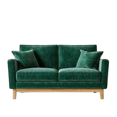 PNG Modern lounge sofa green color mid century living room furniture

