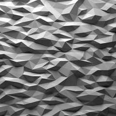 Abstract triangle Low Polygon background wallpaper texture 3d render	