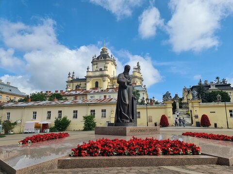 St. George's Cathedral (Ukrainian: Собор святого Юра, translit. Sobor sviatoho Yura) is a baroque-rococo cathedral located in the city of Lviv, the historic capital of western Ukraine.