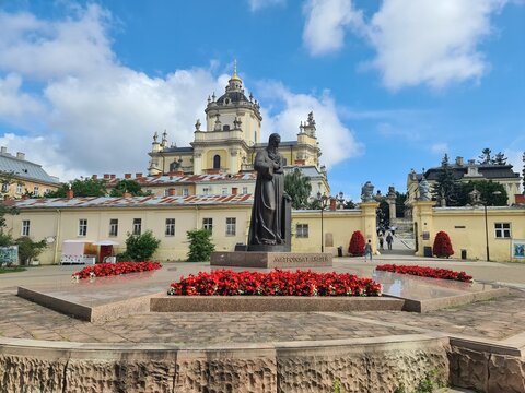 St. George's Cathedral (Ukrainian: Собор святого Юра, translit. Sobor sviatoho Yura) is a baroque-rococo cathedral located in the city of Lviv, the historic capital of western Ukraine.