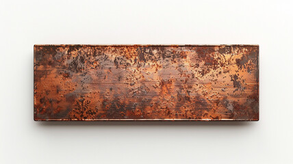 Fototapeta premium copper empty name plate