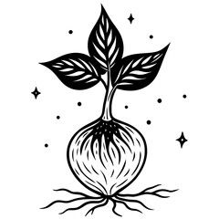 little tree vector illustration svg file