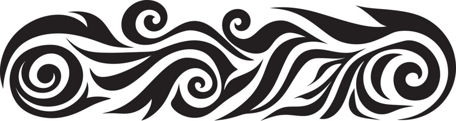 Ethnic Polynesian Emblem Abstract Tattoo Polynesian Tribal Tattoo Ethnic Heritage Emblem