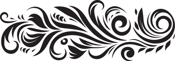 Ethnic Stripe Emblem Tribal Tattoo Design Polynesian Icon Abstract Tribal Pattern