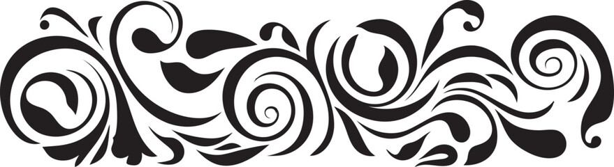 Tribal Tattoo Emblem Polynesian Heritage Ethnic Stripe Design Tribal Tattoo Icon