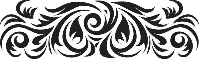 Tribal Tattoo Emblem Polynesian Pattern Design Ethnic Polynesian Logo Tribal Stripe Icon