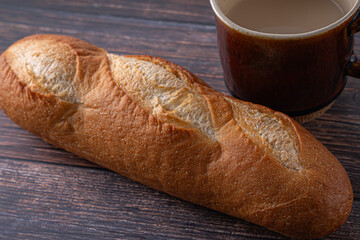 美味しそうな長いパン