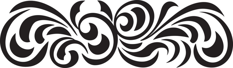 Ethnic Tribal Design Stripe Tattoo Logo Tattoo Emblem Polynesian Ethnic Design