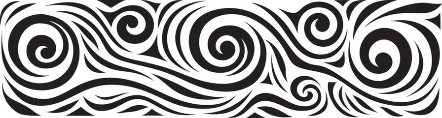 Tribal Tattoo Icon Abstract Pattern Logo Ethnic Polynesian Emblem Tribal Design