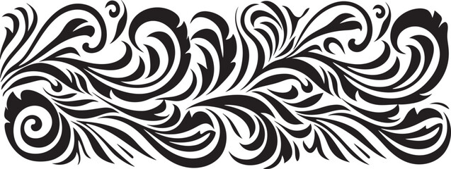 Tribal Stripe Logo Polynesian Pattern Emblem Polynesian Ethnic Emblem Tattoo Design