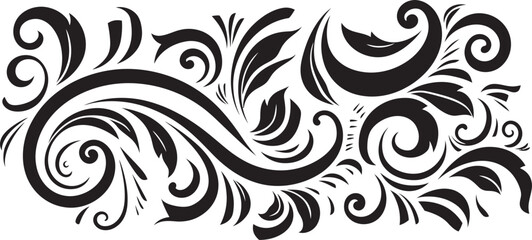 Fototapeta premium Polynesian Ethnic Emblem Tattoo Design Stripe Tattoo Icon Ethnic Tribal Design