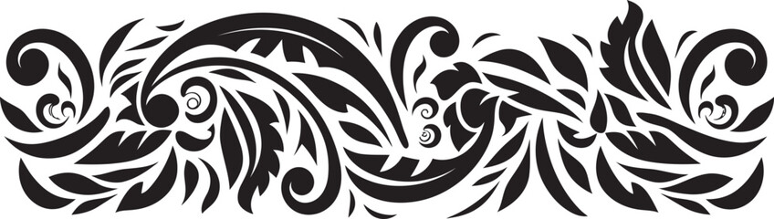 Polynesian Pattern Design Tattoo Emblem Tribal Stripe Design Ethnic Tattoo Icon