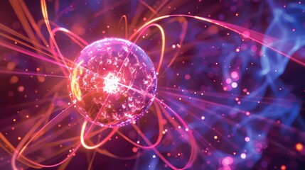 The nucleus of an atom contains most of its mass, as protons and neutrons are much heavier than electrons, which occupy the surrounding space.