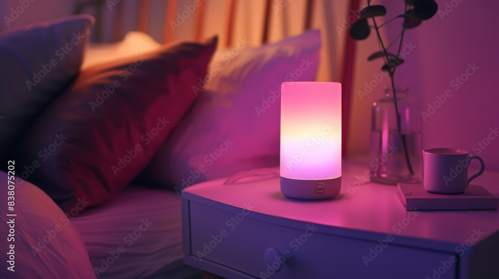 Aufkleber the touch-sensitive bedside lamp features multiple color settings, allowing you to create the perfec