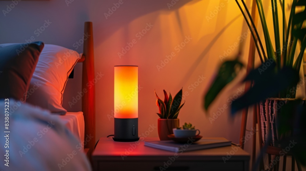 Aufkleber the touch-sensitive bedside lamp features multiple color settings, allowing you to create the perfec