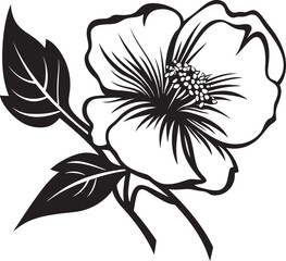 Creative Prairie Rose Iconic Design Unique Prairie Blossom Emblematic Logo