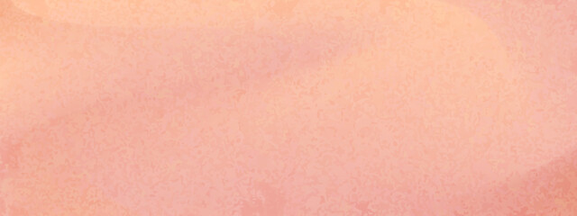 Peach gradient grain background with abstract wave. Nude, peach and apricot gradient soft color. Warm fuzz bg for wallpaper. Vector illustration
