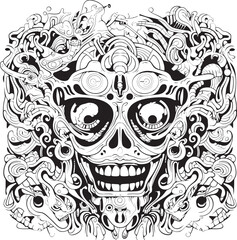 Eternal Nightmares Psychedelic Nightmare Art and Iconic Designs Chaos Unbound Psychedelic Coloring Book and Iconic Design