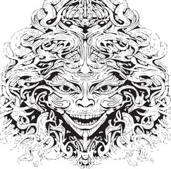 Ethereal Echoes Psychedelic Coloring Book and Iconic Design Twilight Nightmares Psychedelic Nightmare Art and Iconic Designs