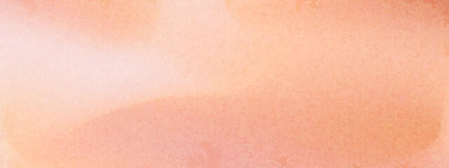 Peach gradient grain background with abstract wave. Nude, peach and apricot gradient soft color. Warm fuzz bg for wallpaper. Vector illustration