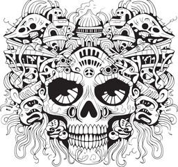 Twilight Terror Coloring Book and Iconic Nightmare Designs Nightmare Odyssey Psychedelic Art and Icon Design Collection