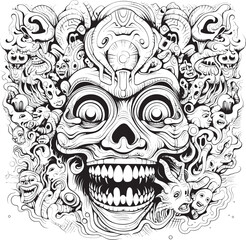 Kaleidoscope of Fear Coloring Book and Iconic Nightmare Designs Nightmare Alchemy Psychedelic Art and Icon Design Collection