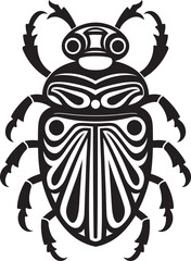 Scarab Glyphs Iconic Logo and Graphic Design Eternal Scarab Mystical Logo and Icon Design