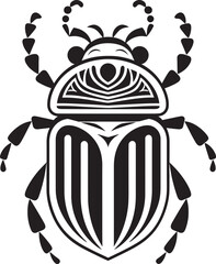 Scarab Horizon Iconic Logo and Graphic Design Silent Scarab Logo and Icon Design