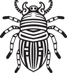 Scarab Essence Icon Design and Logo Art Scarab Elegance Logo and Icon Design