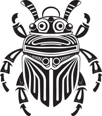 Gilded Scarab Logo and Icon Design Scarab Horizon Iconic Logo and Graphic Design