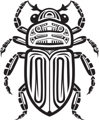 Silent Scarab Icon Design and Logo Artistry Scarab Serenity Logo and Icon Design