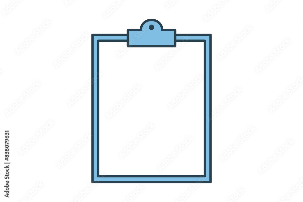 Poster clipboard icon. icon related to edit tool. suitable for web site, app, user interfaces, printable et